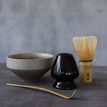 Load image into Gallery viewer, TANGPIN 4pcs/set ceramic matcha giftset bamboo matcha teaset ceremic Matcha Bowl Whisk Holders japanese tea sets