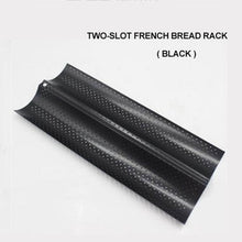 Load image into Gallery viewer, Nonstick French Bread Baking Mold Bread Wave Baking Tray Practical Cake Baguette Mold Pans 2 Groove Waves Bread Baking Tools
